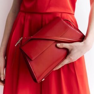 H&m red shoulder bag